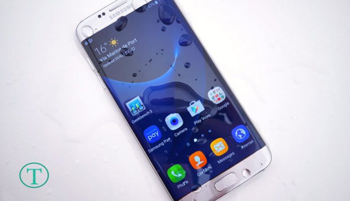Galaxy S7 edge Water and Dust Resistant